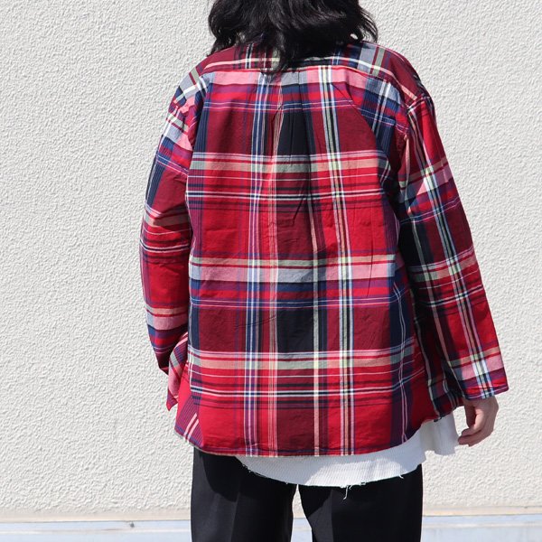 画像5: 【価格改定/RE PRICE】マドラス大判チェックスタンドスモールカラー シャツジャケット【MADE IN JAPAN】『日本製』/ Upscape Audience