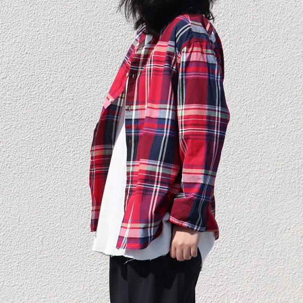 画像7: 【価格改定/RE PRICE】マドラス大判チェックスタンドスモールカラー シャツジャケット【MADE IN JAPAN】『日本製』/ Upscape Audience
