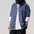 More photos3: レーヨンライク ピーチファイユ オープンカラー ルーズフィットシャツ［Lady's］【MADE IN JAPAN】『日本製』/ Upscape Audience