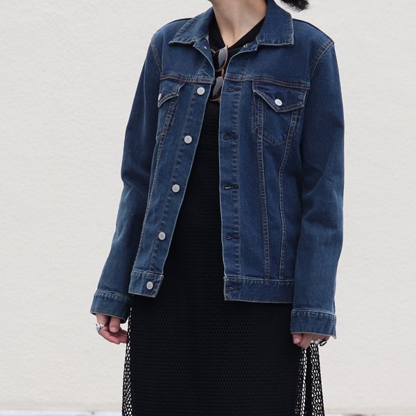 画像9: ヴィンテージウォッシュストレッチデニム3RDタイプシワ加工Gジャン 【送料無料】 / Audience