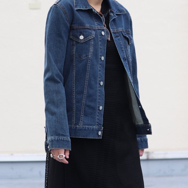 画像7: ヴィンテージウォッシュストレッチデニム3RDタイプシワ加工Gジャン 【送料無料】 / Audience