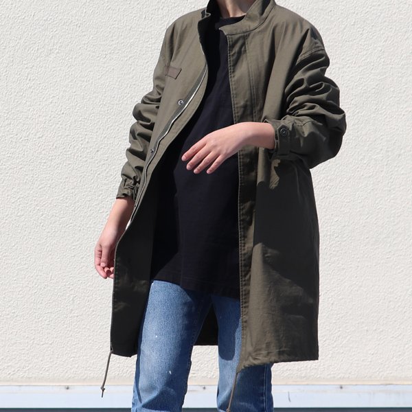 画像7: ムラバックサテン ストレッチ モッズコート 【送料無料】『日本製』/ Upscape Audience