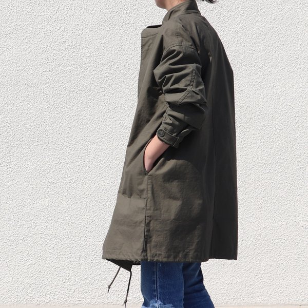 画像9: ムラバックサテン ストレッチ モッズコート 【送料無料】『日本製』/ Upscape Audience