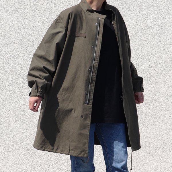 画像3: ムラバックサテン ストレッチ モッズコート 【送料無料】『日本製』/ Upscape Audience