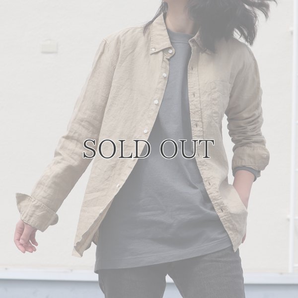 画像3: 【RE PRICE / 価格改定】"Hardmans"リネン ボタンダウン L/S シャツ［Lady's］『日本製』/ Upscape Audience