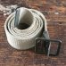 画像2: DEAD STOCK/FRENCH OPEN BUCKLE CANVAS BELT (フランス陸軍 オープンバックル キャンバスペルト） (2)