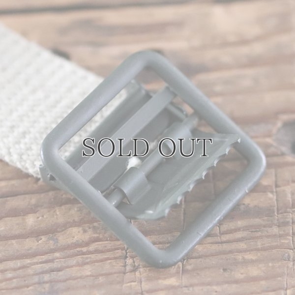 画像6: DEAD STOCK/FRENCH OPEN BUCKLE CANVAS BELT (フランス陸軍 オープンバックル キャンバスペルト）