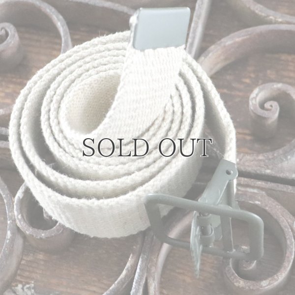 画像3: DEAD STOCK/FRENCH OPEN BUCKLE CANVAS BELT (フランス陸軍 オープンバックル キャンバスペルト）