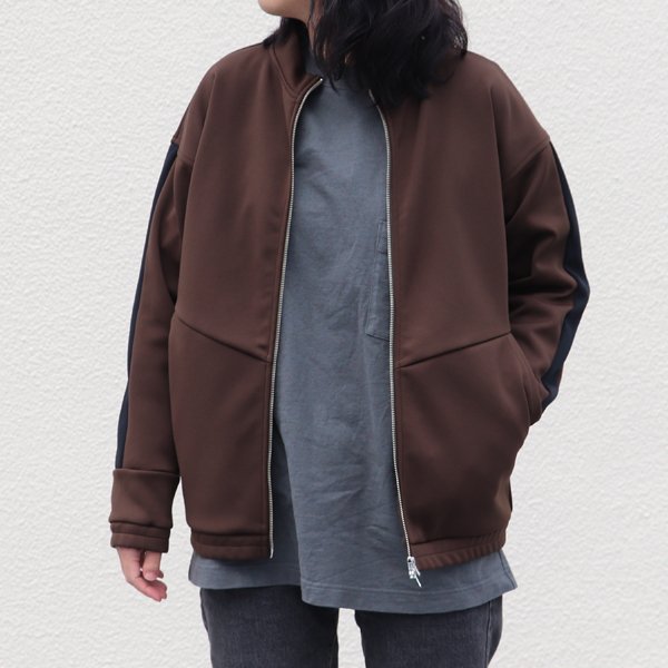 画像3: 【RE PRICE/価格改定】4段スムース ライン スタンドZIPブルゾン 【MADE IN JAPAN】『日本製』 / Upscape Audience