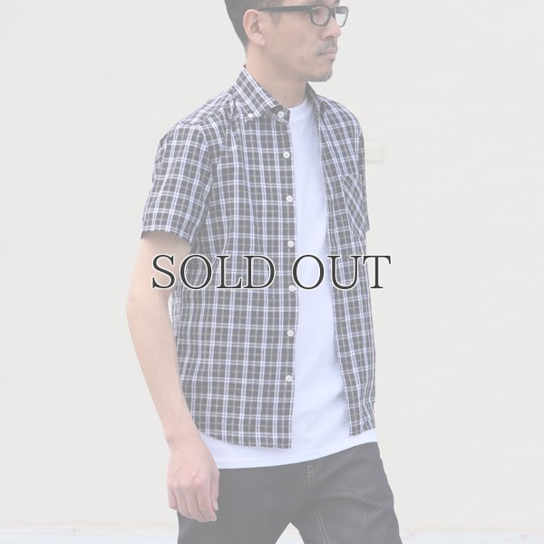 画像4: ワイドスプレッドボタンダウンカラー半袖シャツ【MADE IN JAPAN】『日本製』/ Upscape Audience