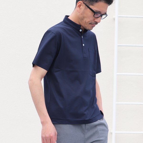 画像7: Sorbtekカノコ スモールスタンドカラー Bigポケット ポロシャツ【MADE IN JAPAN】『日本製』/ Upscape Audience