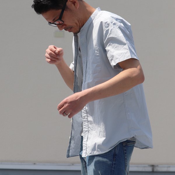 画像4: コーマタイプライターバンドカラーS/Sシャツ【MADE IN JAPAN】『日本製』/ Upscape Audience