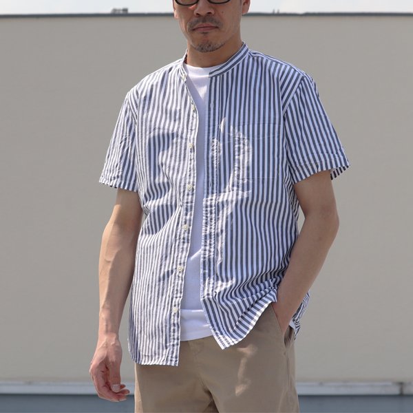 画像6: コーマタイプライターバンドカラーS/Sシャツ【MADE IN JAPAN】『日本製』/ Upscape Audience