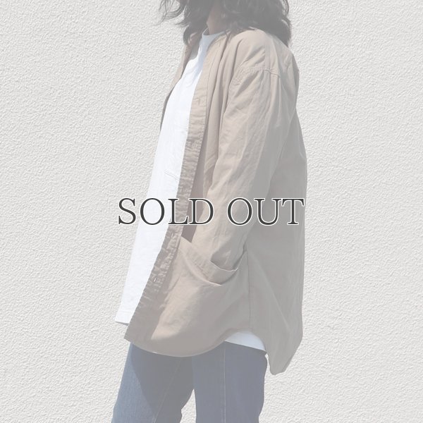 画像10: ミラクルコットンダンガリー  バンドカラーツール ポケシャツ『日本製』Upscape Audience