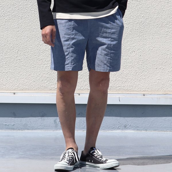 画像5: ミラクルコットンダンガリー ツールポケ ショーツ【MADE IN JAPAN】『日本製』/ Upscape Audience