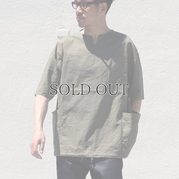 画像3: ミラクルコットンダンガリー  ツールポケ キーネック ビッグTシャツ『日本製』Upscape Audience