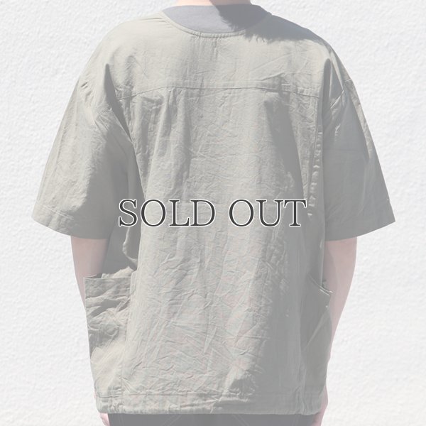 画像14: ミラクルコットンダンガリー  ツールポケ キーネック ビッグTシャツ『日本製』Upscape Audience