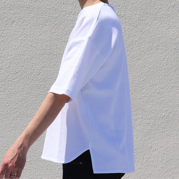 画像11: コットン サマーニット キーネック ビッグTシャツ【MADE IN JAPAN】『日本製』 / Upscape Audience