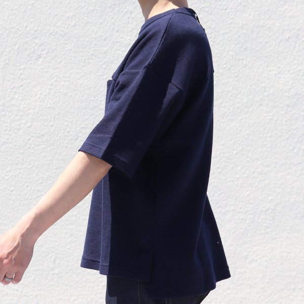 画像12: コットン サマーニット シームポケット付 ビッグTシャツ【MADE IN JAPAN】『日本製』 / Upscape Audience