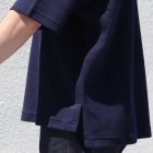 More photos3: コットン サマーニット シームポケット付 ビッグTシャツ【MADE IN JAPAN】『日本製』 / Upscape Audience