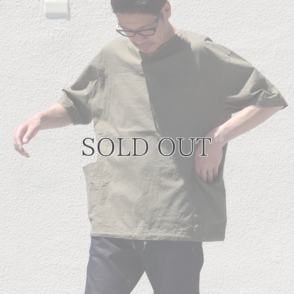 画像8: ミラクルコットンダンガリー  ツールポケ キーネック ビッグTシャツ『日本製』Upscape Audience