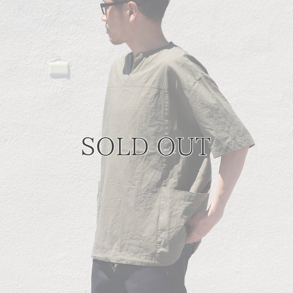 画像6: ミラクルコットンダンガリー  ツールポケ キーネック ビッグTシャツ『日本製』Upscape Audience