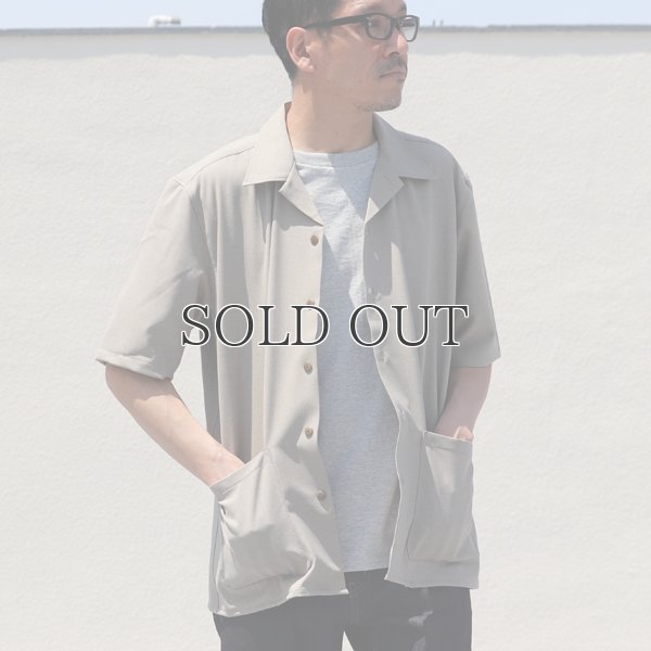 画像4: Reflax®(リフラクス)ポリエステル リネンライク CANAPA(カナパ) オープンカラー ハーフスリーブシャツ【MADE IN JAPAN】『日本製』/ Upscape Audience