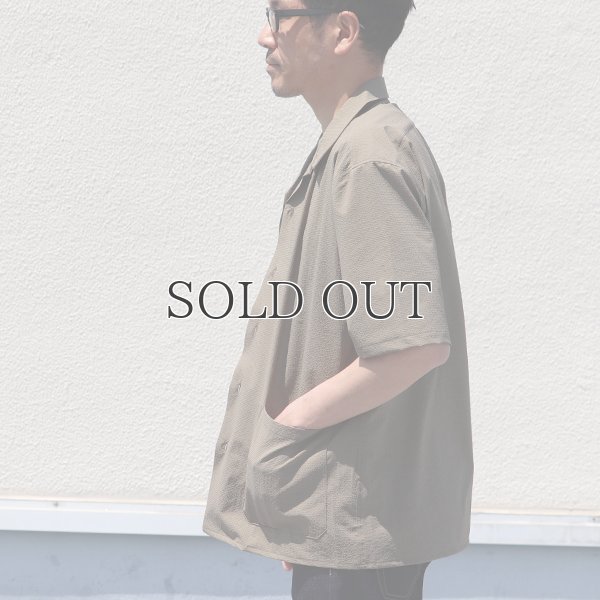 画像3: SOLOTEX（ソロテックス）DRY サッカーギンガム　オープンカラー　ハーフスリーブシャツ【MADE IN JAPAN】『日本製』/ Upscape Audience