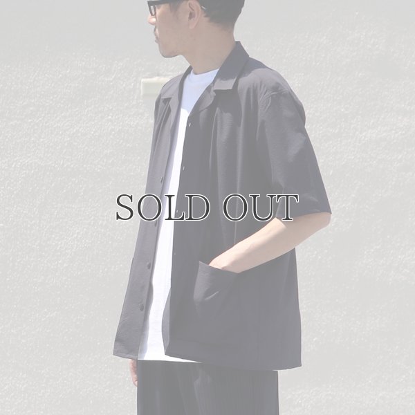 画像7: SOLOTEX（ソロテックス）DRY サッカーギンガム　オープンカラー　ハーフスリーブシャツ【MADE IN JAPAN】『日本製』/ Upscape Audience