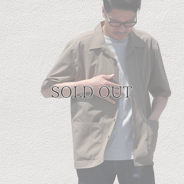 画像10: SOLOTEX（ソロテックス）DRY サッカーギンガム　オープンカラー　ハーフスリーブシャツ【MADE IN JAPAN】『日本製』/ Upscape Audience