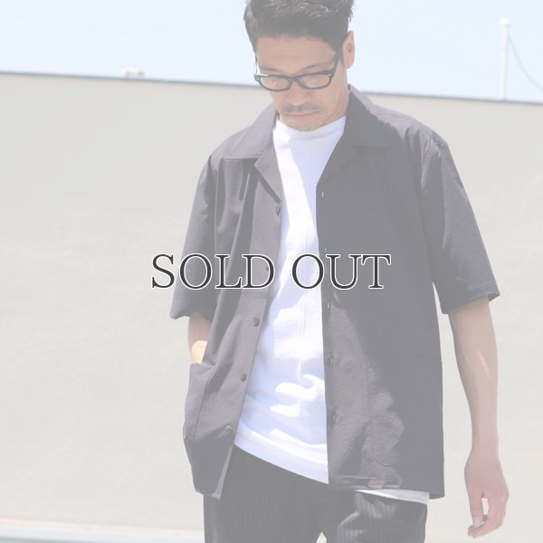 画像4: SOLOTEX（ソロテックス）DRY サッカーギンガム　オープンカラー　ハーフスリーブシャツ【MADE IN JAPAN】『日本製』/ Upscape Audience