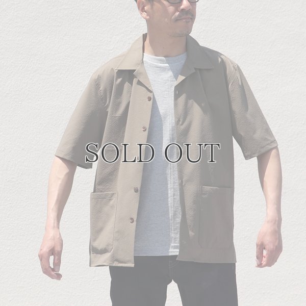 画像7: SOLOTEX（ソロテックス）DRY サッカーギンガム　オープンカラー　ハーフスリーブシャツ【MADE IN JAPAN】『日本製』/ Upscape Audience