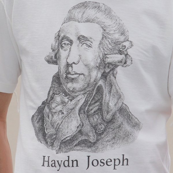画像12: 16/1吊編天竺 C/N Haydn Joseph プリント S/S Tee【MADE IN TOKYO】『東京製』/ Upscape Audience