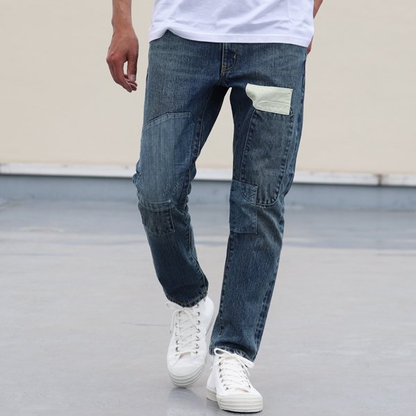 画像3: 赤耳（セルヴィッチ）68'sヴィンテージリペアアンクルパンツ / Audience