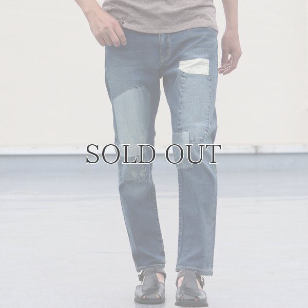 画像4: BIGレッドライン ストレッチデニム 68Sヴィンテージリペアアンクルパンツ/Audience