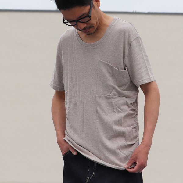 画像8: 【RE PRICE / 価格改定】ローゲージリバー天竺BIGポケットUネックカットソー【MADE IN JAPAN】 / Upscape Audience