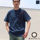 VORTEX（MVS天竺）xMOVE FIT（ムーヴフィット）切替 ポケ付 半袖Tee【MADE IN JAPAN】『日本製』/ Upscape Audience