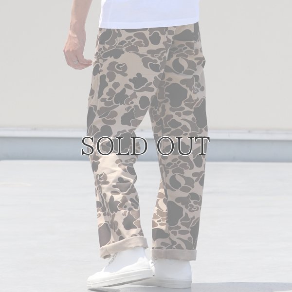 画像12: 米国製別注ダック/カモ柄ファティーグパンツ / Audience