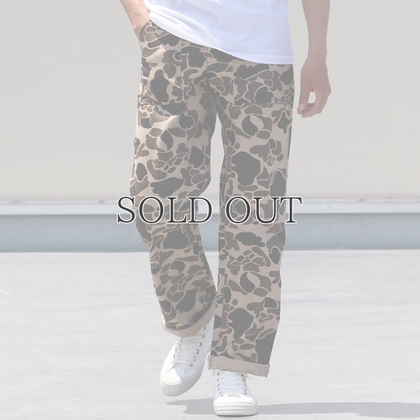 画像10: 米国製別注ダック/カモ柄ファティーグパンツ / Audience