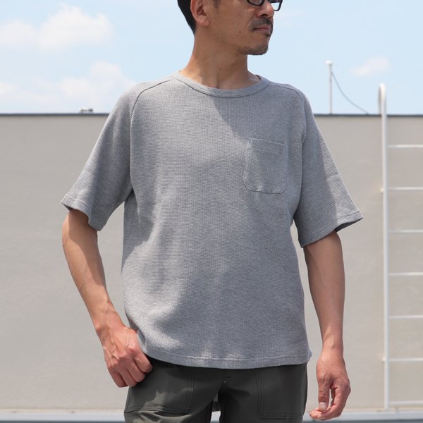 画像6: 度詰ワッフル ヘムラウンドポケTEE【MADE IN JAPAN】『日本製』/ Upscape Audience