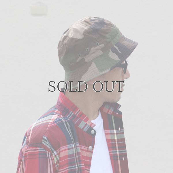 画像6: DEAD STOCK / FRENCH ARMY BUSH HAT（フランス軍 ブッシュハット）/ウッドランドカモ