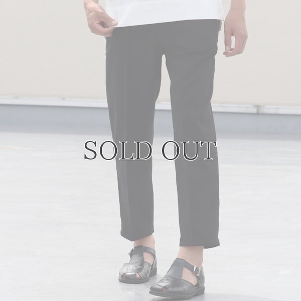 画像2: 【RE PRICE / 価格改定ギャバジンストレッチワイドテーパードイージーパンツ【MADE IN JAPAN】『日本製』/ Upscape Audience