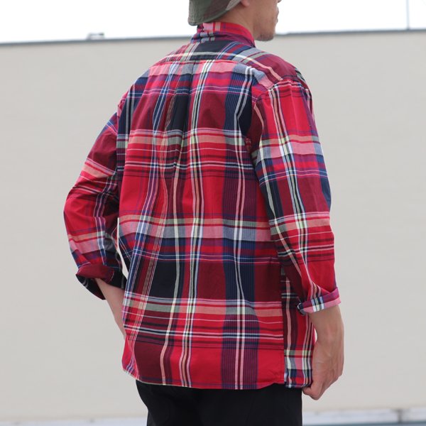 画像5: 【価格改定/RE PRICE】マドラス大判チェックスタンドスモールカラー シャツジャケット【MADE IN JAPAN】『日本製』/ Upscape Audience