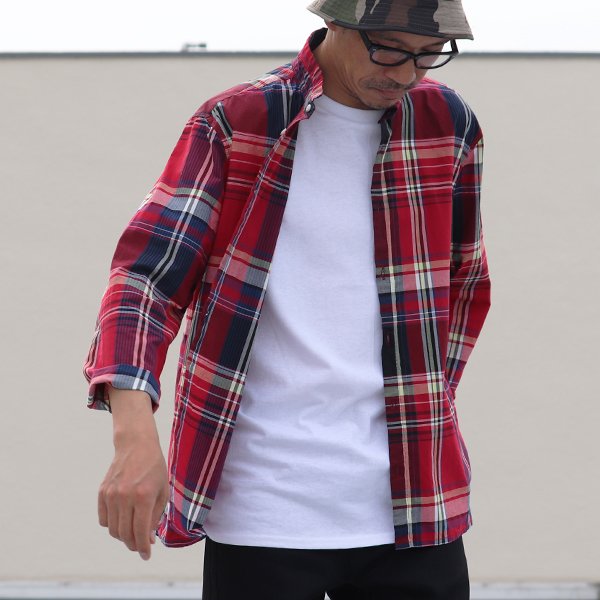 画像4: 【価格改定/RE PRICE】マドラス大判チェックスタンドスモールカラー シャツジャケット【MADE IN JAPAN】『日本製』/ Upscape Audience