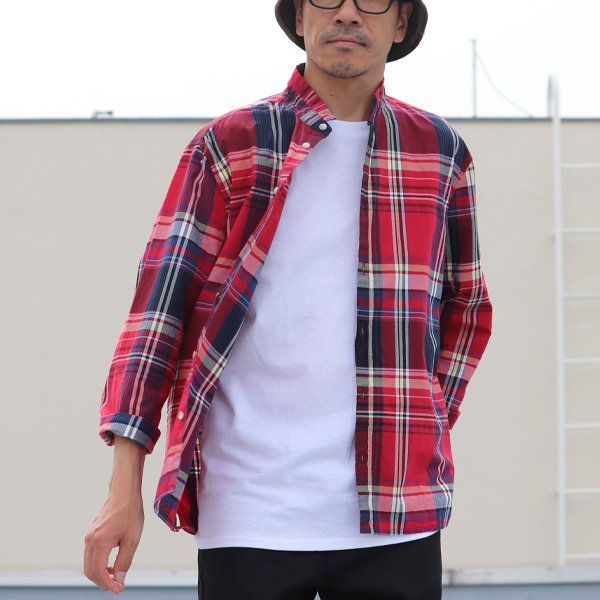 画像8: 【価格改定/RE PRICE】マドラス大判チェックスタンドスモールカラー シャツジャケット【MADE IN JAPAN】『日本製』/ Upscape Audience