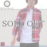 【価格改定/RE PRICE】マドラス大判チェックスタンドスモールカラー シャツジャケット【MADE IN JAPAN】『日本製』/ Upscape Audience
