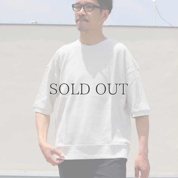 画像4: 度詰ワッフルS/Sビッグスウェット【MADE IN JAPAN】『日本製』/ Upscape Audience