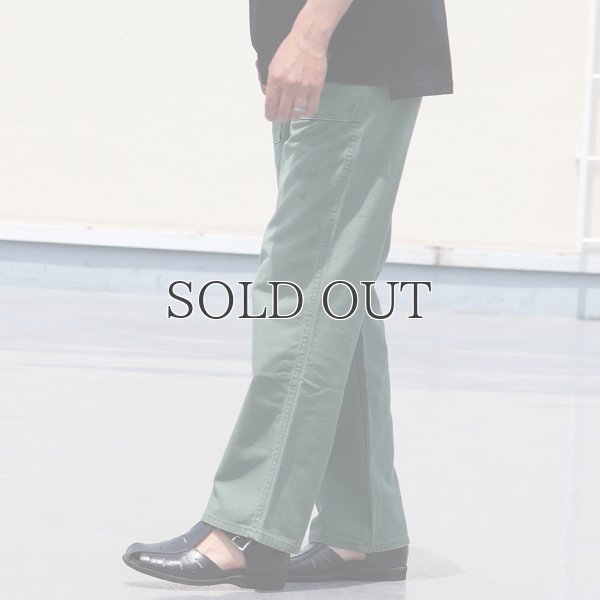 画像4: 日本国内加工リアルワーカー汚し仕上げ米国製別注バックサテンサファリトラウザー  / Audience