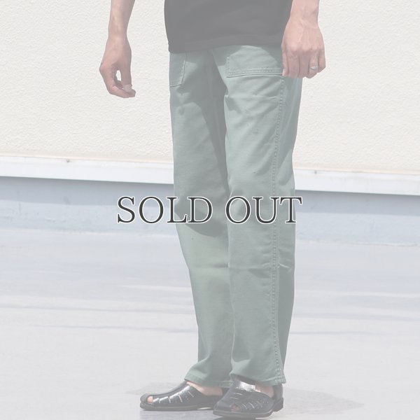 画像7: 日本国内加工リアルワーカー汚し仕上げ米国製別注バックサテンサファリトラウザー  / Audience