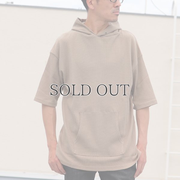 画像6: 度詰ワッフル サイドスリットビッグプルパーカー【MADE IN JAPAN】『日本製』/ Upscape Audience